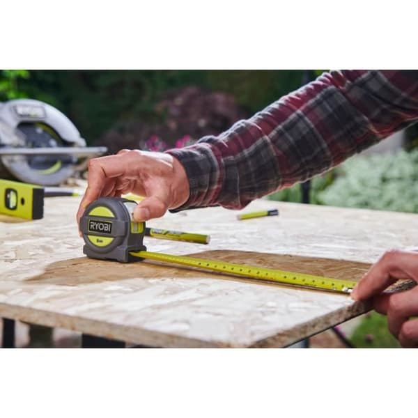 RYOBI - Måttband 8 m bredd 25 mm - RTM8M