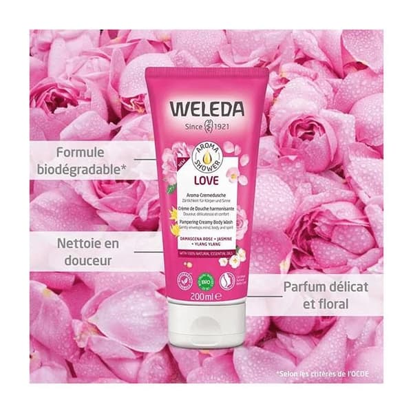 Weleda aroma dusch kärlekskräm harmoniserande 200ml