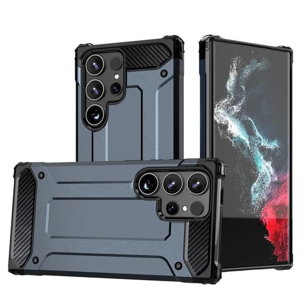 Coque Hybride Armor Camshield För Samsung Galaxy S25 Ultra Skydd för objektivet