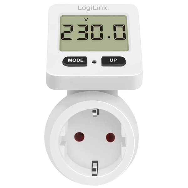 Energimätare med kostnadsberäkning Rotationsdisplay
