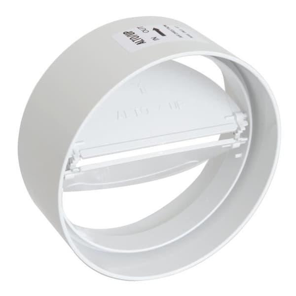 Ventilation Ventilation i ABS med backdraft-spjäll, diameter 125 mm - CVL125B