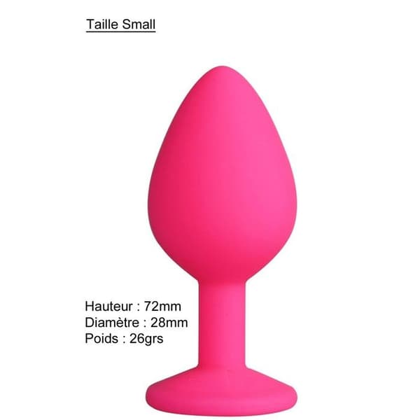 Analplug - Bijou - Rosé - Silikon - Vuxen - Anusområde