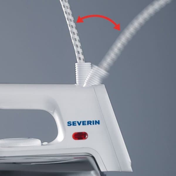 Strykjärn SEVERIN - BA3211 - Borstad aluminiumssula - 1200 W - Vit
