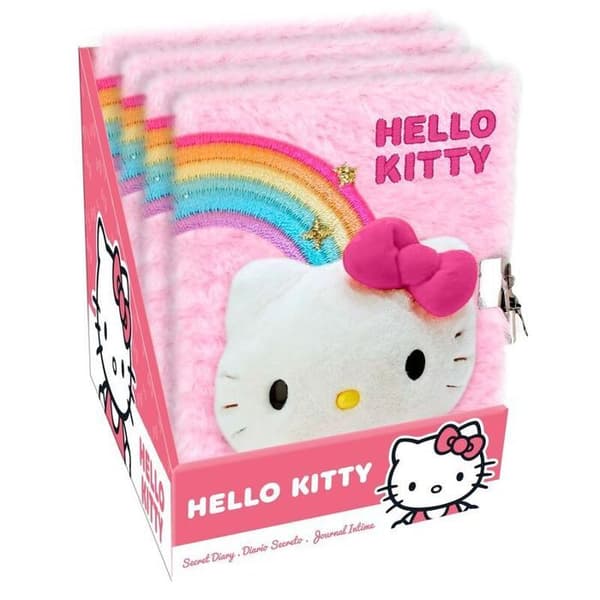 Dagbok - KIDS LICENSING - Hello Kitty - Attraktiv design - Kvalitetspapper - Praktiskt format