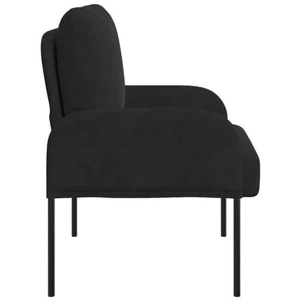 Kuddsoffor 55cm Svart Fanér