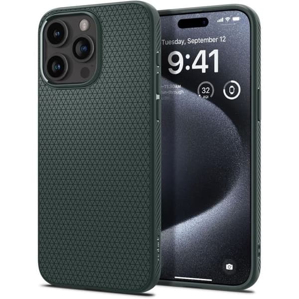 Mobilskal - Spigen - Liquid Air - Grön - TPU - Stötresistent