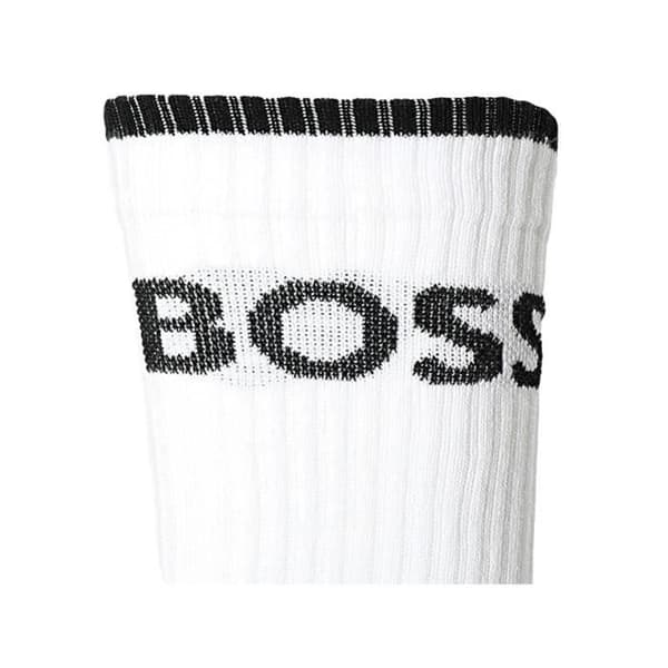 Strumpor - Boss - Man - pack x6 - Vit - Bomull