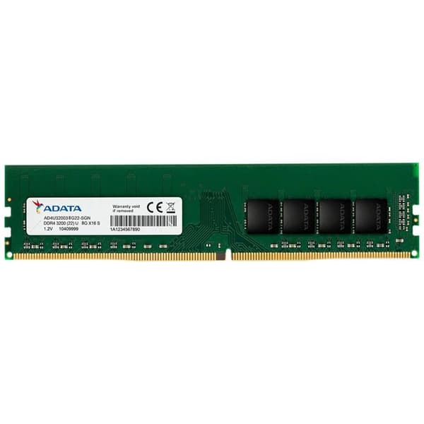 Minnesmodul DDR4 - ADATA - 8 GB - 3200 MHz - Latens 22 - 1.2 V