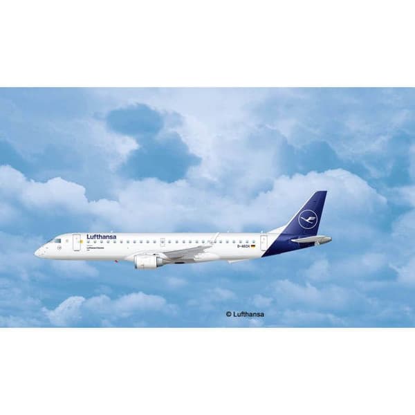 Modellflygplan: Embraer 190 Lufthansa Ny Lackering