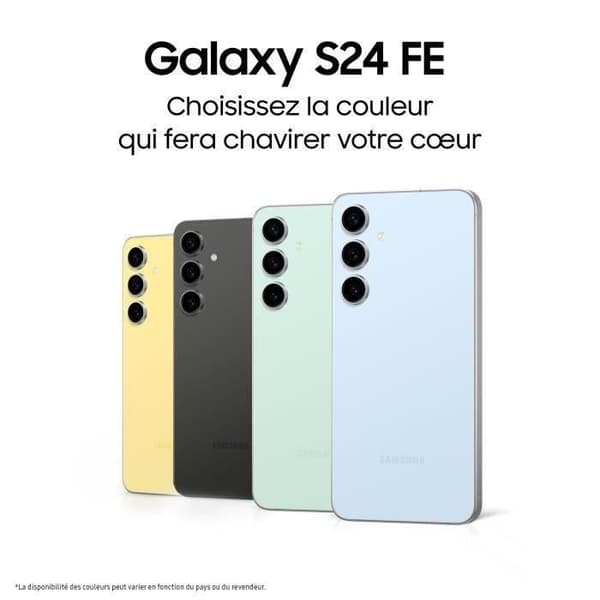 Samsung Galaxy S24 FE Smartphone 128 GB grafit