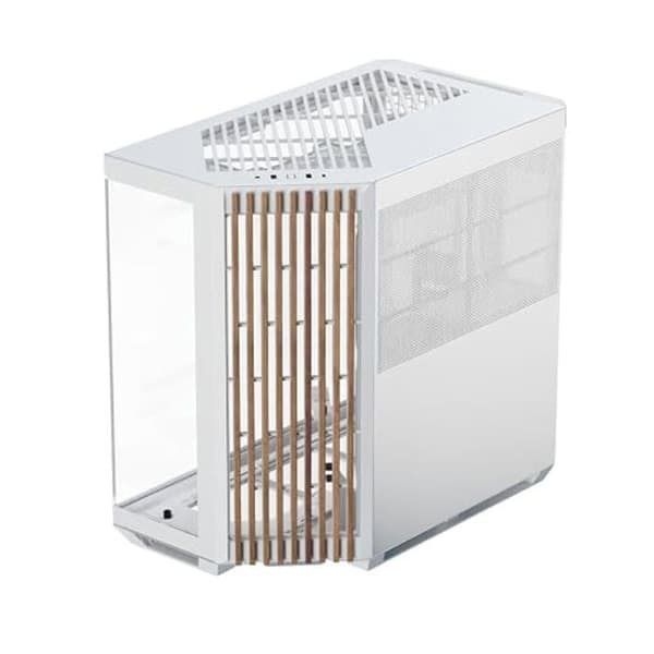 ATX-datorlåda - APNX - V1 - Dubbelkammare - Glaspaneler - 10 fläktplatser