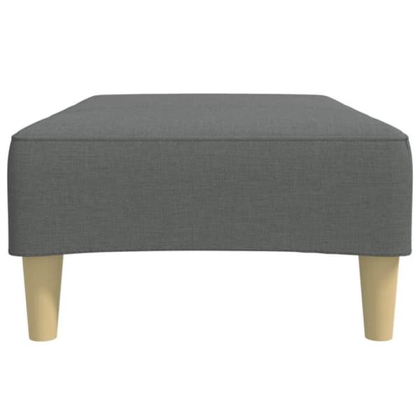 Repose pied mörkgrå 77x55x31 cm tyg