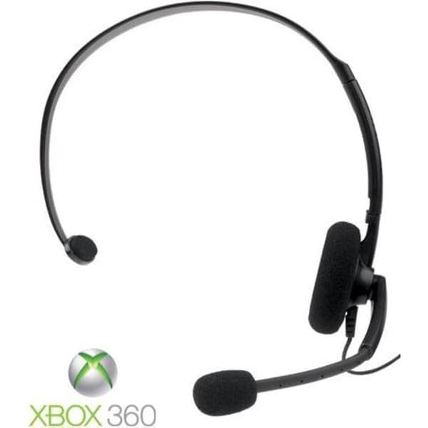 Headset med kabel svart XBOX 360