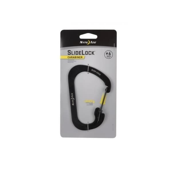 Mousqueton S-Biner Storlek 6 - Nite Ize Svart - #000000