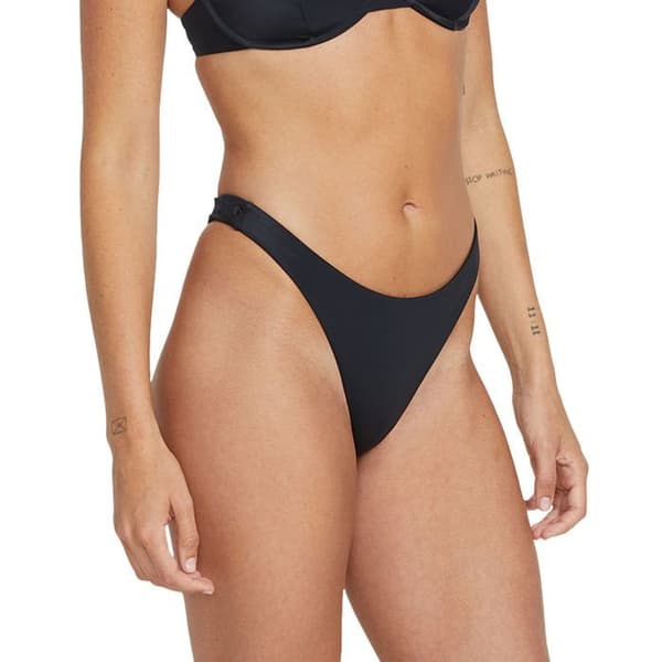 Volcom Simply Seamless Tiny Svart Badbyxor Dam