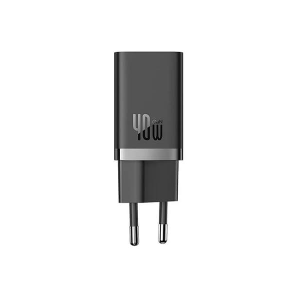 Snabbladdare - BASEUS - GAN 5 PRO - 40W - C+C - Europeisk Version