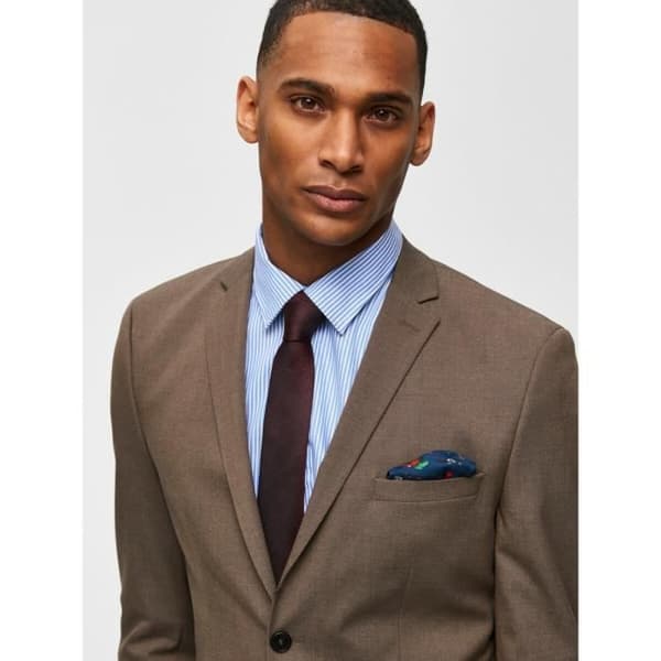 Selected texture tie 7cm - romrussin - TU