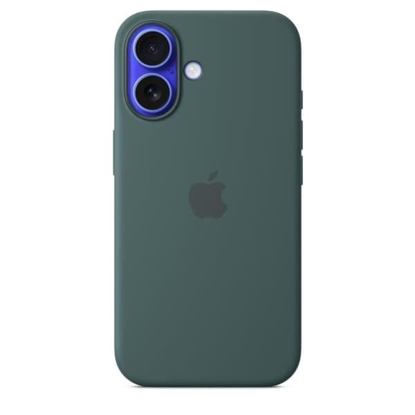 APPLE iPhone 16 - Silikonfodral med MagSafe - Sjögrön