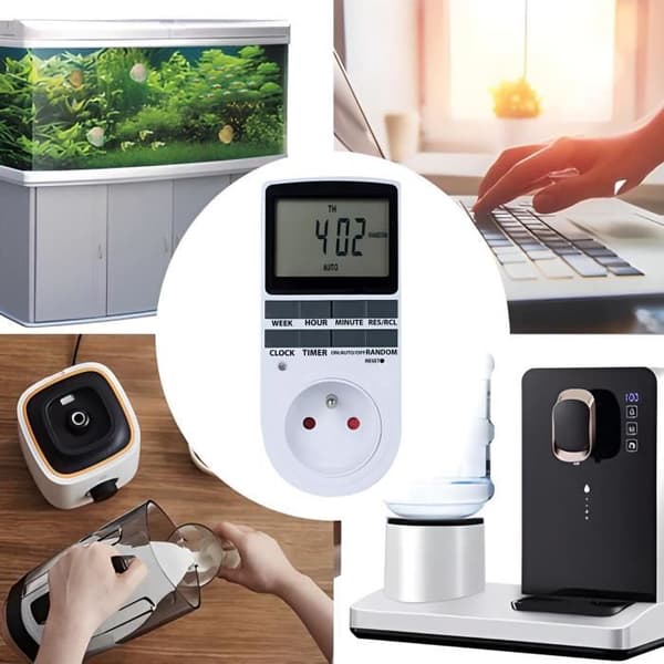 Retoo Digital Timer Inomhus Programmerbar Timer 10 Växling Program Timer Eluttag