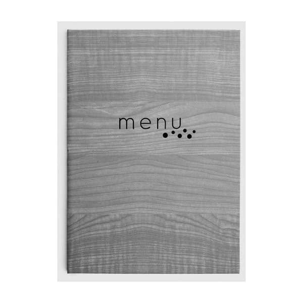 Menyhållare Lacor Cassat - grå - Grå - 170x235 mm
