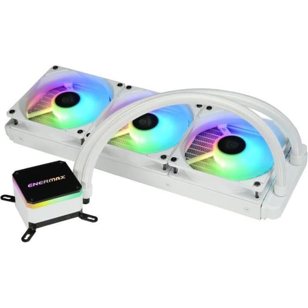 ENERMAX LiqMax III ARGB 360 CPU-fläkt - Vit