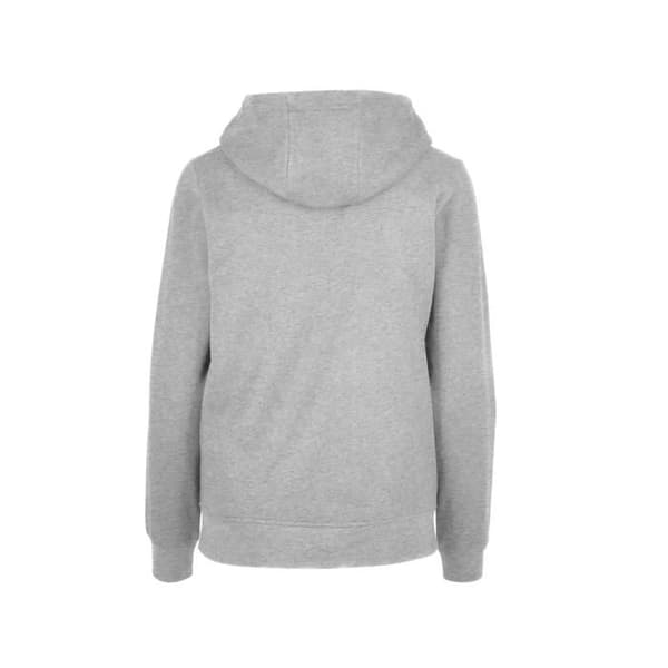 Dams zip hoodie Build Your Brand Basic - melerad grå