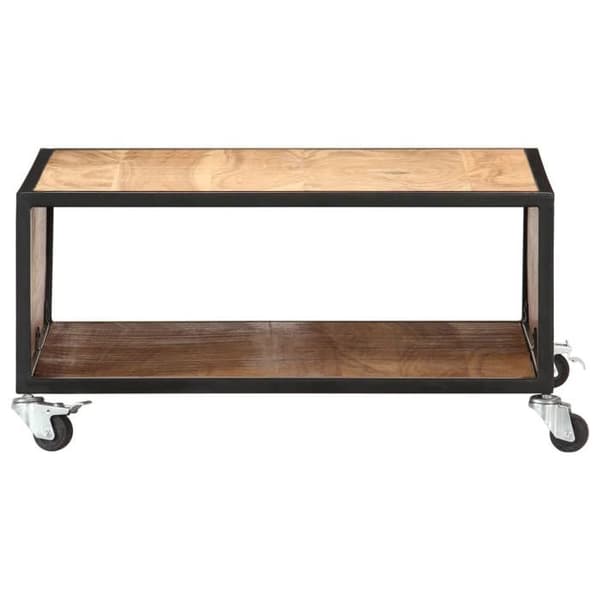 vidaXL soffbord 70x70x32 cm solid akaciaträ 247684