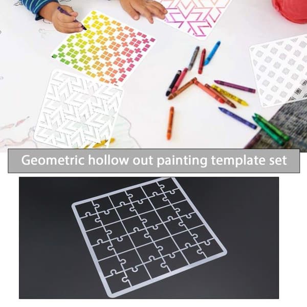 Kreativ stencil - Ecsing-referensrutnät - ECSiNGCR449