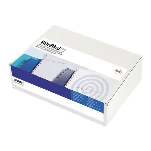 Bindtråd - GBC - MultiBind - 14 mm - 21 ringar - 100 enheter - A4