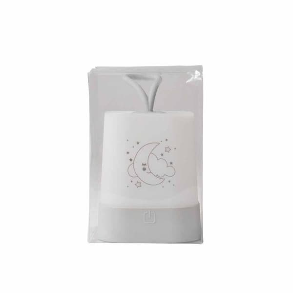 LED Nattlampa "Moln" 16cm Vit