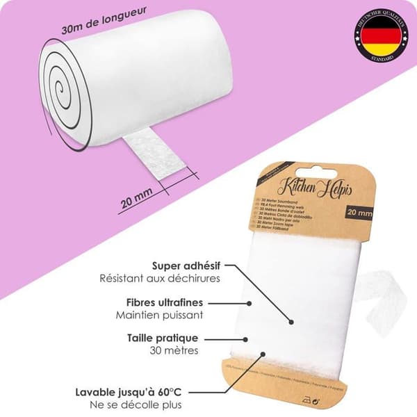 Kitchen Helpis — Hållbar thermoband för fållar 19 x 10,5 cm