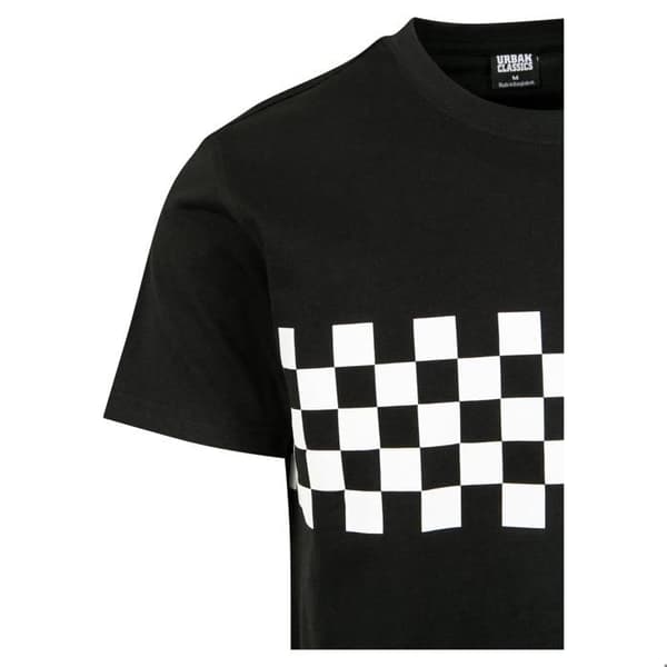 T-shirt - Urban Classics - Rutig panel - 100% bomull - Korta ärmar - Klassisk krage