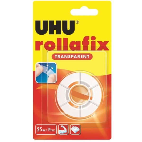 UHU Rollafix Transparent Refill 25m x 19mm
