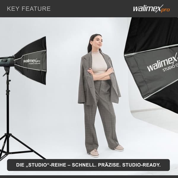 Ljuslåda - WALIMEX PRO - Essential Striplight - 40 x 180 cm - Rotation 360° - Enkel montering