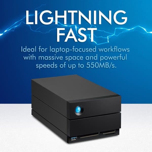 Extern hårddisk - LACIE - STLG16000400 - 16 To - Thunderbolt - USB-C