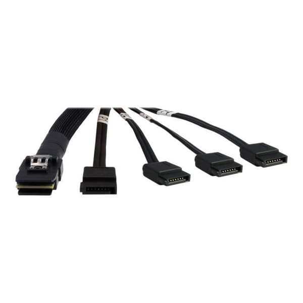 SATA-kabel - SAS Inter-Tech - crossover 4i Mini MultiLane 36 stift - 65 cm svart