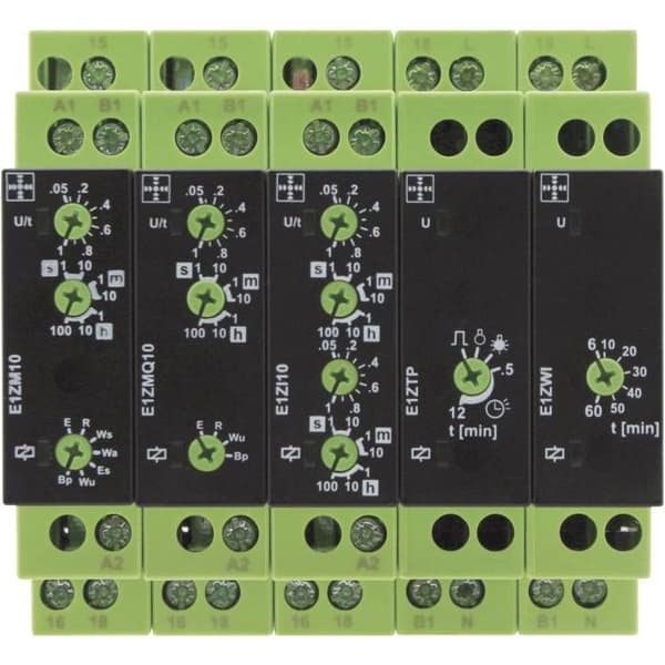 tele 110202 E1ZMQ10 24-240VAC/DC multifunktions tidsrelä 1 st 1 växel (RT)