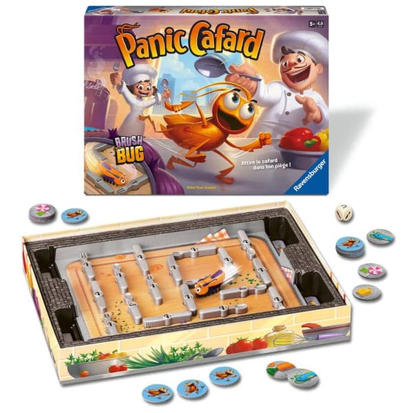 Kackerlacka panik, brädspel för barn, 5 år och uppåt, Ravensburger