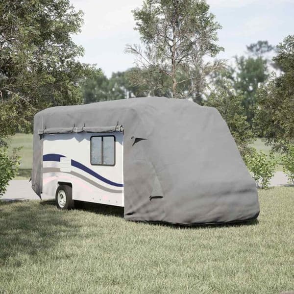 Grå campingbilstäckningar 730x235x275 cm icke-vävd tyg