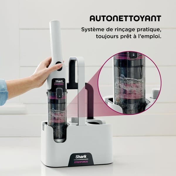 Rengöringsapparat - SHARK - HX100EUT - StainForce - Vit/Grå