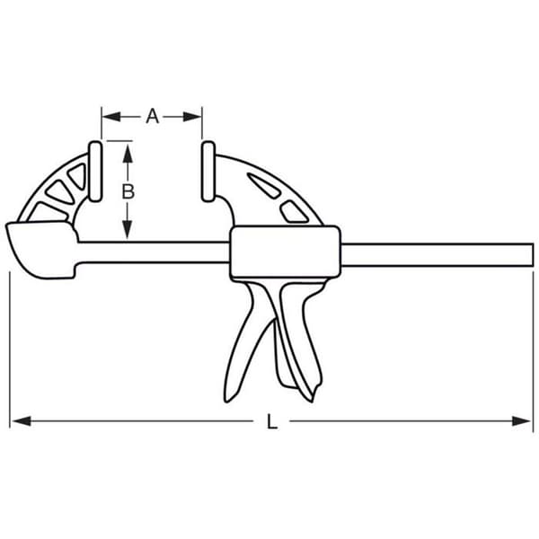 Snabbtving, 150mm Bahco QCB-150