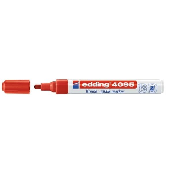 Flytande kritor - EDDING - E4095 - 4-pack - Standardfärger