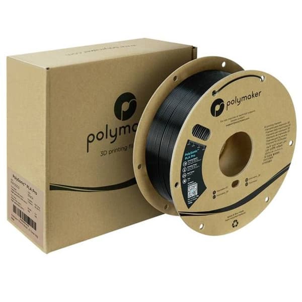 Polymaker PolySonic PLA Pro PLA+ 1,75 mm 1 kg svart — hög hastighet, stötresistent filament