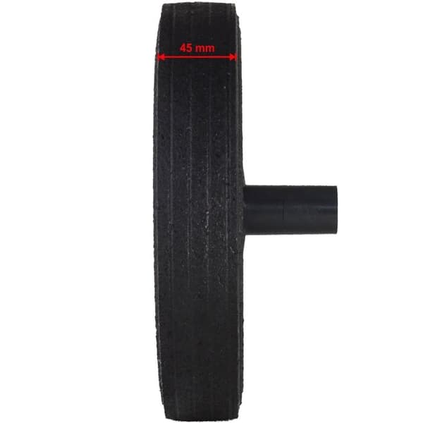 Gummihjul för avfallsbehållare, diameter 250 mm