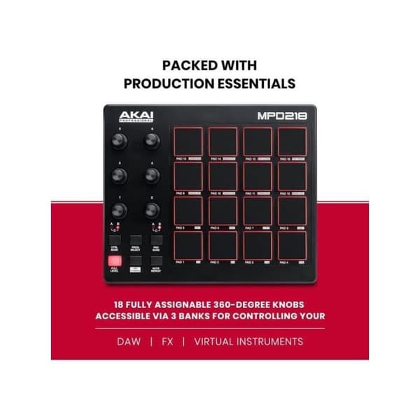 MIDI CONTROLLER AKAI PROFESSIONAL MPD218 103356