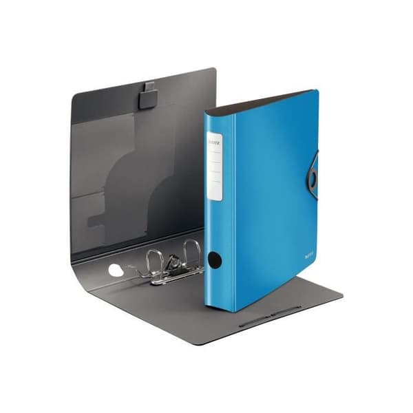 Klippbok med spår - Leitz - 180° Active Solid - 60 mm - A4 - Blå - 350 ark