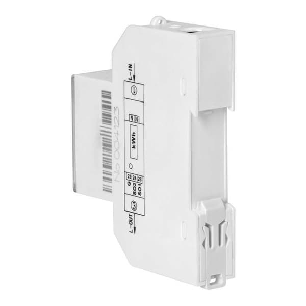 Modulär Enfasad Mätare 100a - 230v - 1 Modul - Certifierad Mid - Med Digital Display