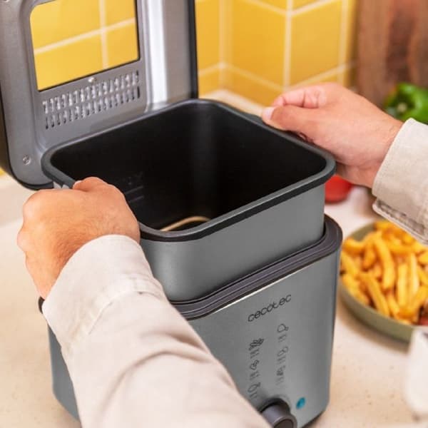 Cecotec Elektrisk Fritös CleanFry Advance 1500 Black d’1