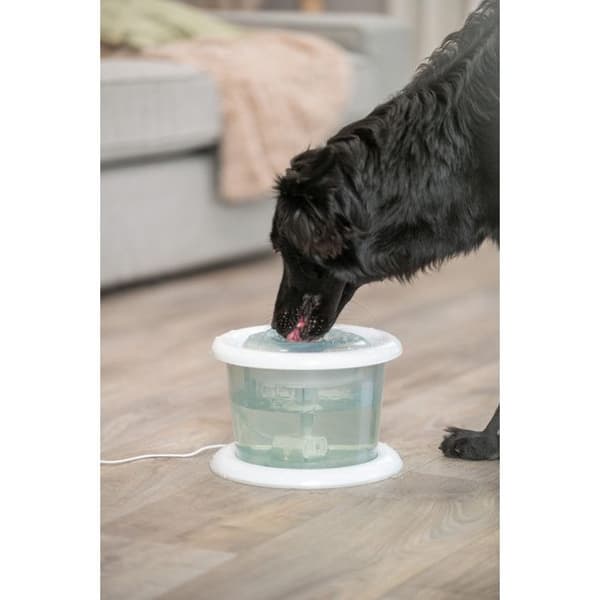 Automatisk vattendispenser - TRIXIE - Bubble Stream - 3L - Blå och vit - För hundar