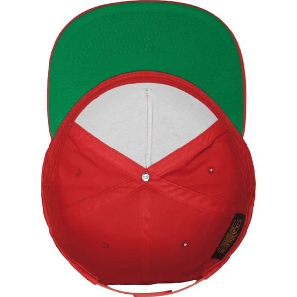 Snapback 5-panel keps - Flexfit - Röd - 100% Bomull - Unisex - One Size